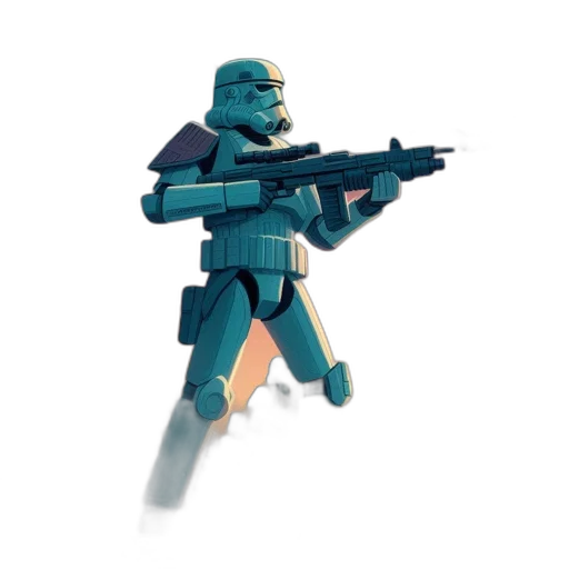 weapon, robot, staff, concept art transparent PNG cut-out
