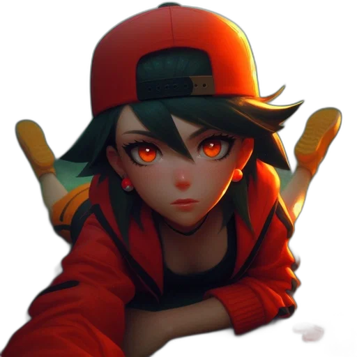 hat, face, staff, weapon transparent PNG cut-out