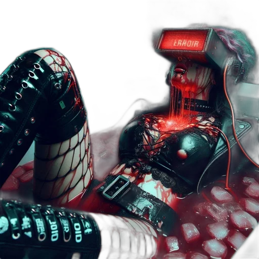 robot, shoes, cyberpunk, concept art transparent PNG cut-out