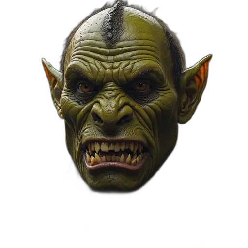 mask, face, creature, staff transparent PNG cut-out