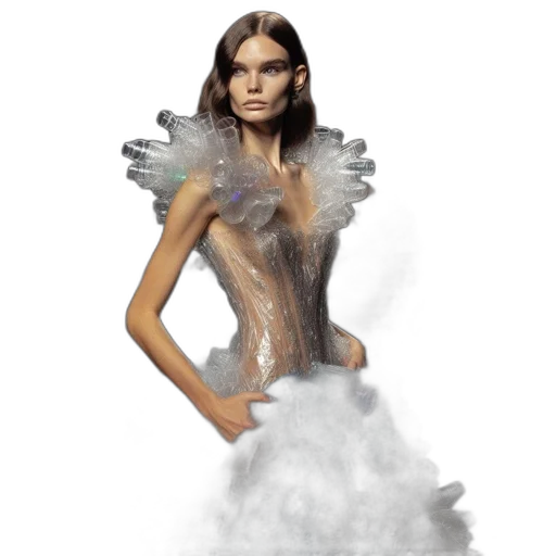 dress, concept art, photorealistic, fantasy art transparent PNG cut-out