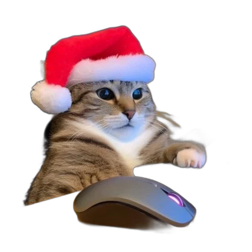 hat, staff, animal, 3d render transparent PNG cut-out