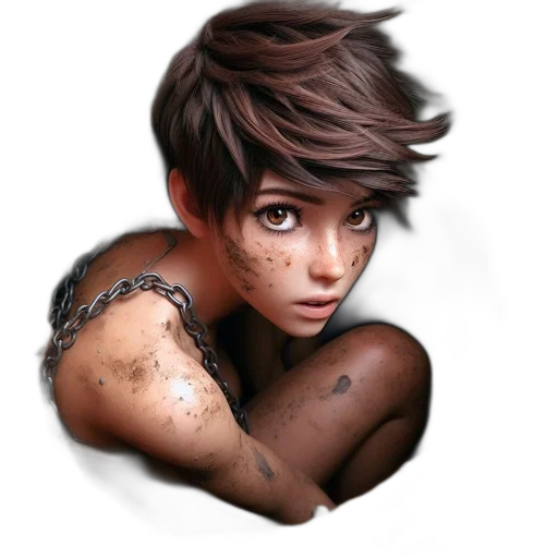 face, jewelry, creature, fantasy art transparent PNG cut-out