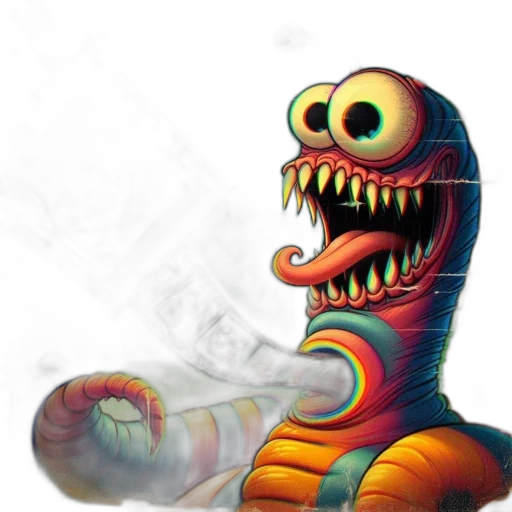 dragon, creature, staff, robot transparent PNG cut-out