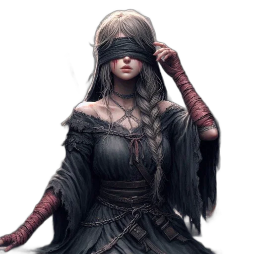 mask, dress, staff, face transparent PNG cut-out