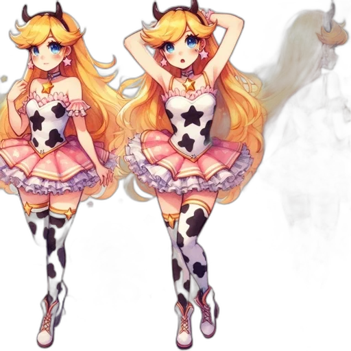dress, anime, concept art, pixel art transparent PNG cut-out