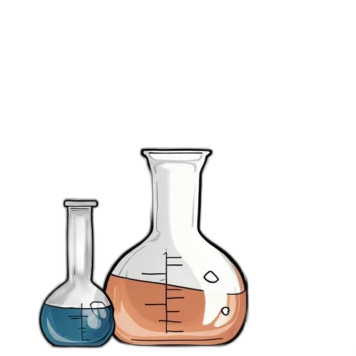 bottle, concept art, pixel art, watercolor transparent PNG cut-out