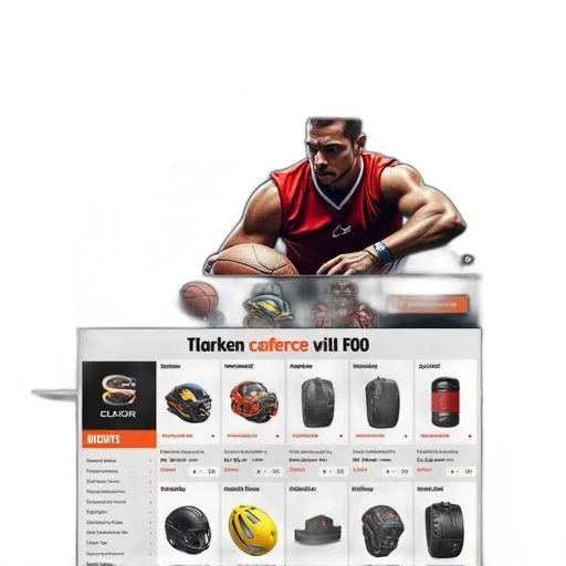 3d render, sport, sports, store transparent PNG cut-out