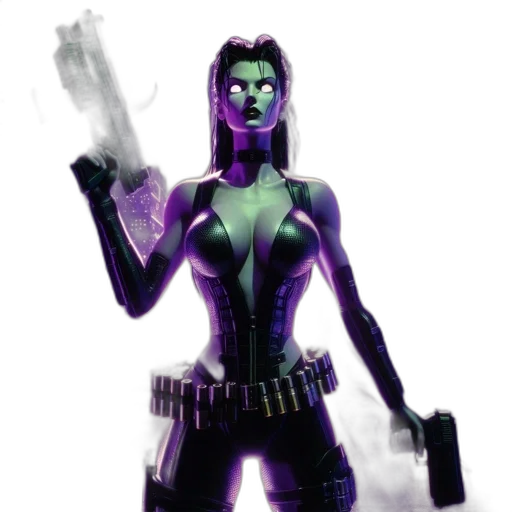 robot, weapon, mask, staff transparent PNG cut-out