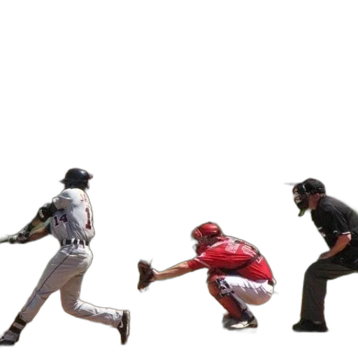 concept art, baseball, player, swinging transparent PNG cut-out