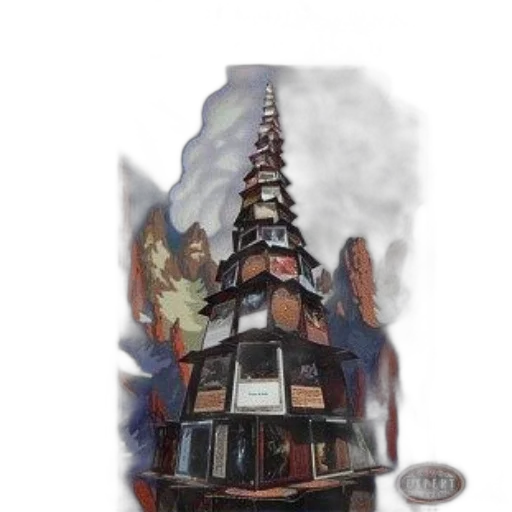 building, crown, concept art, photorealistic transparent PNG cut-out