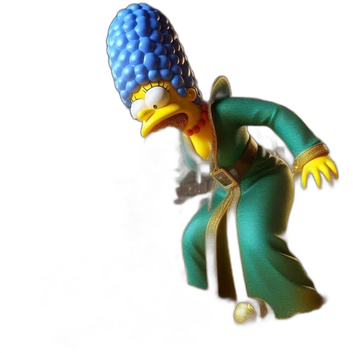 staff, hat, sword, creature transparent PNG cut-out