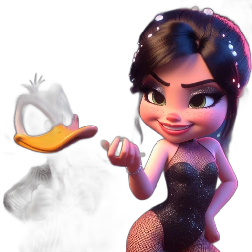 dress, 3d render, concept art, cartoon transparent PNG cut-out