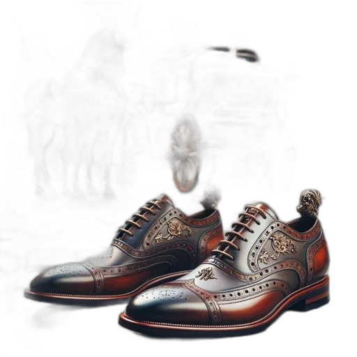 shoes, photorealistic, concept art, watercolor transparent PNG cut-out