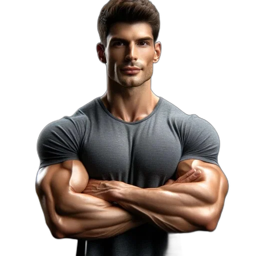 face, weapon, photorealistic, 3d render transparent PNG cut-out
