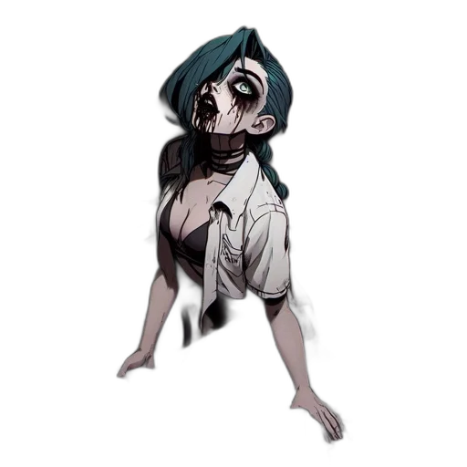 creature, staff, mask, dress transparent PNG cut-out