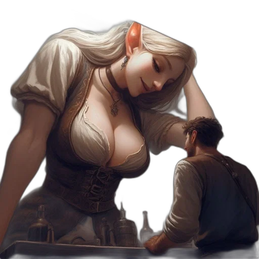 dress, dragon, crown, fantasy art transparent PNG cut-out
