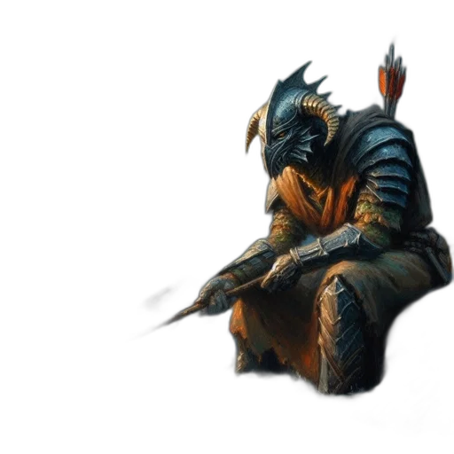 dragon, sword, creature, weapon transparent PNG cut-out