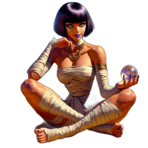 concept art, fantasy art, comic book art, pixel art transparent PNG cut-out
