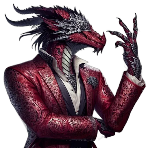 dragon, jacket, creature, mask transparent PNG cut-out