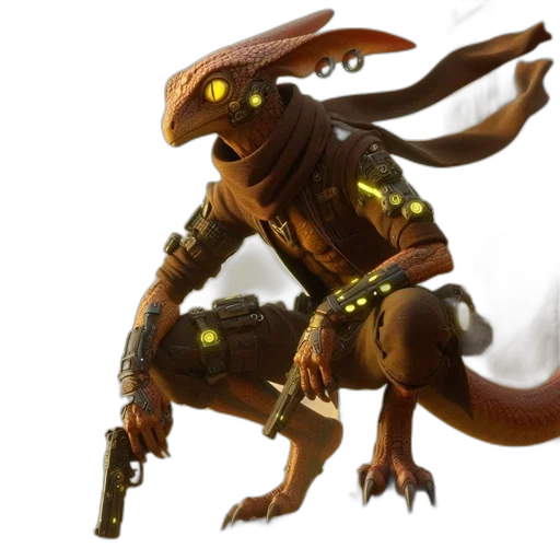 dragon, creature, staff, animal transparent PNG cut-out
