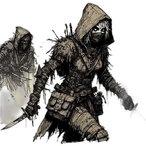 mask, concept art, fantasy art, comic book art transparent PNG cut-out