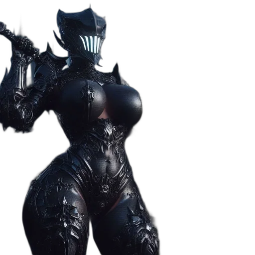 robot, dress, concept art, cyberpunk transparent PNG cut-out