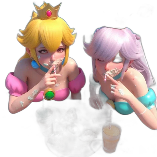 crown, concept art, vaporwave, 3d render transparent PNG cut-out