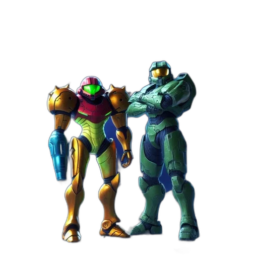 robot, weapon, concept art, 3d render transparent PNG cut-out