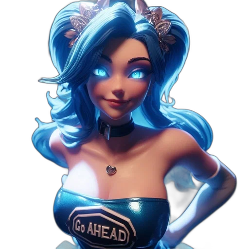 dress, staff, jewelry, robot transparent PNG cut-out