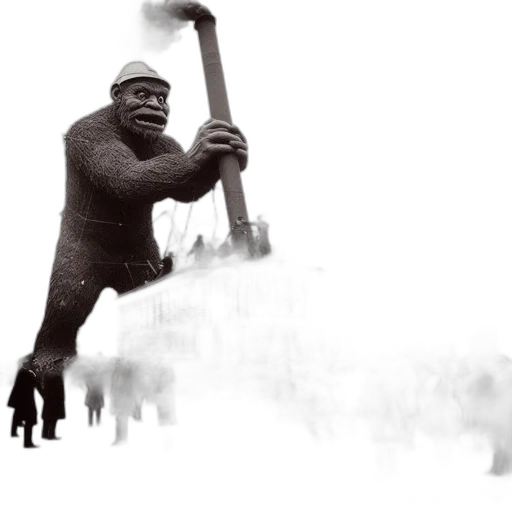 staff, animal, weapon, creature transparent PNG cut-out