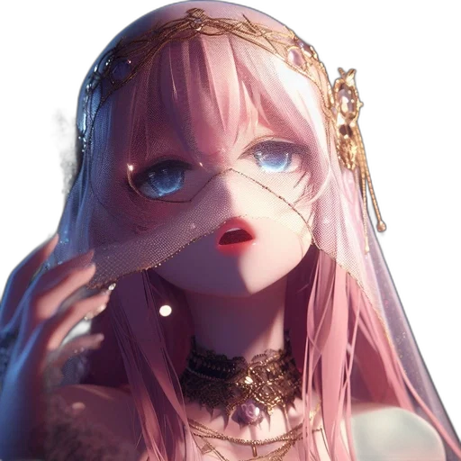 face, jewelry, creature, dress transparent PNG cut-out