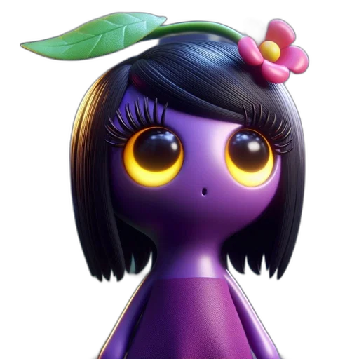 staff, hair, creature, face transparent PNG cut-out
