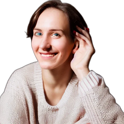 face, staff, jewelry, hair transparent PNG cut-out