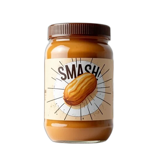 food, bottle, 3d render, photorealistic transparent PNG cut-out