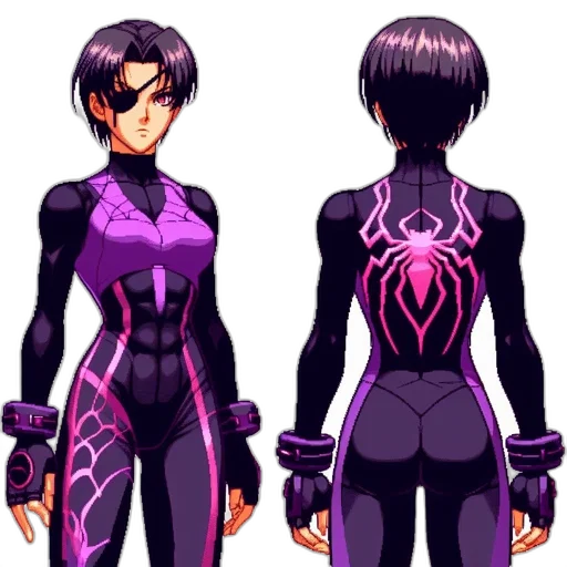 concept art, cyberpunk, pixel art, 3d render transparent PNG cut-out