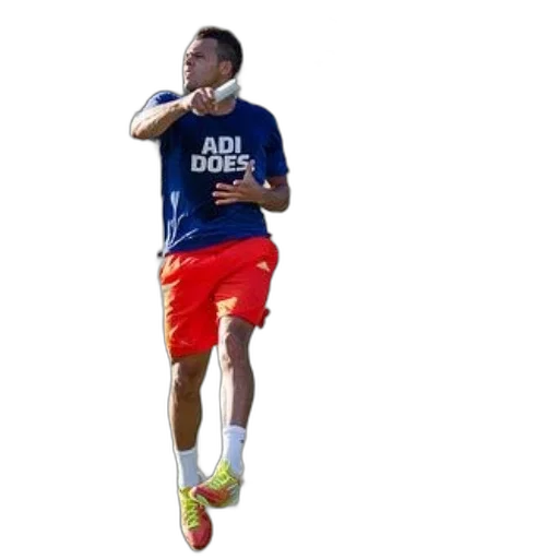 tennis, player, blue, shirt transparent PNG cut-out