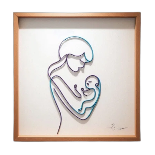 jewelry, neon lights, single-line, drawing transparent PNG cut-out