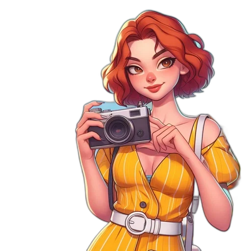 dress, weapon, staff, robot transparent PNG cut-out
