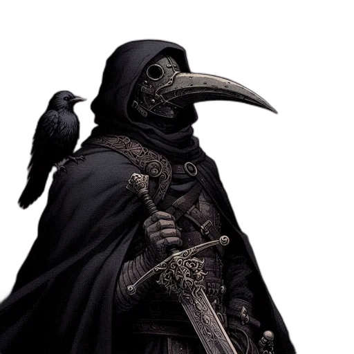 mask, staff, sword, weapon transparent PNG cut-out