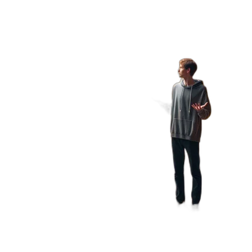 jacket, staff, creature, dress transparent PNG cut-out