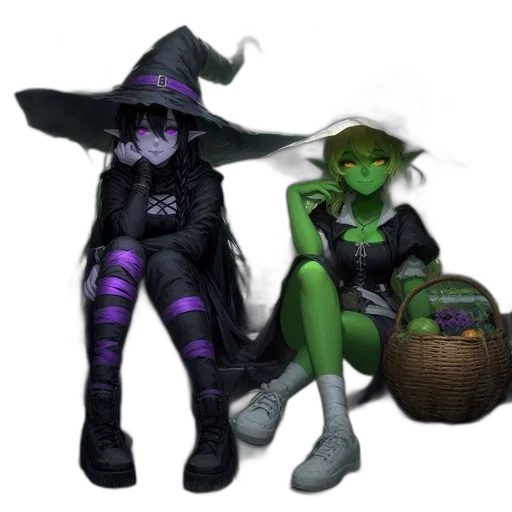 hat, staff, mask, concept art transparent PNG cut-out