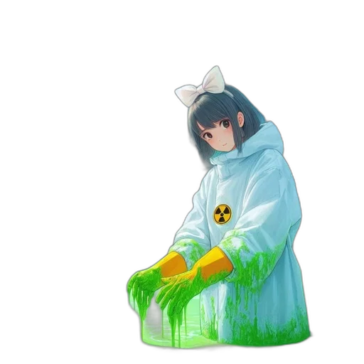 flower, creature, jacket, weapon transparent PNG cut-out