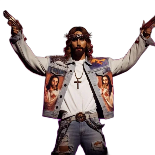 jacket, concept art, individual, wears transparent PNG cut-out