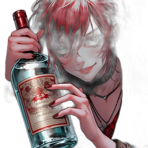 bottle, weapon, anime, concept art transparent PNG cut-out