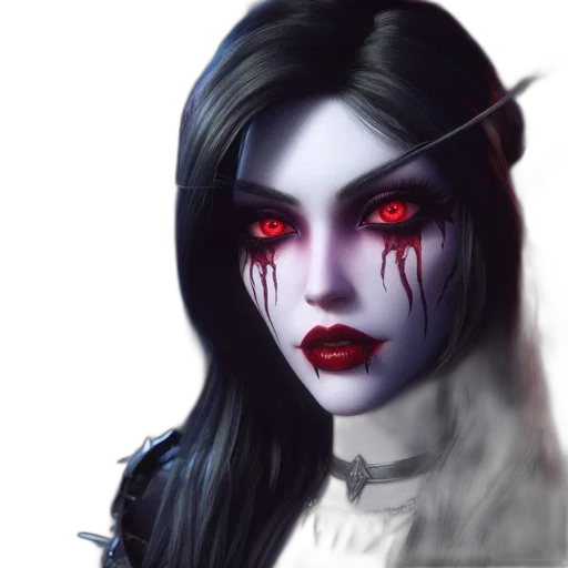 face, fantasy art, concept art, photorealistic transparent PNG cut-out