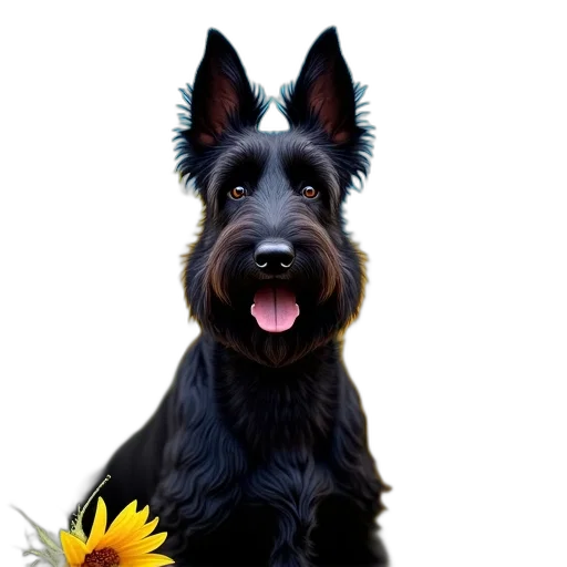 staff, animal, flower, face transparent PNG cut-out