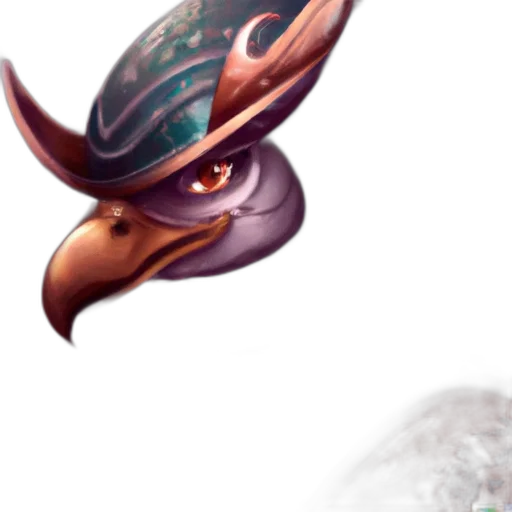 dragon, hat, mask, staff transparent PNG cut-out