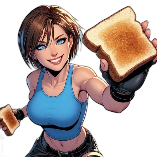 food, comic book art, concept art, cartoon transparent PNG cut-out