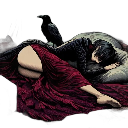 comic book art, concept art, watercolor, fantasy art transparent PNG cut-out